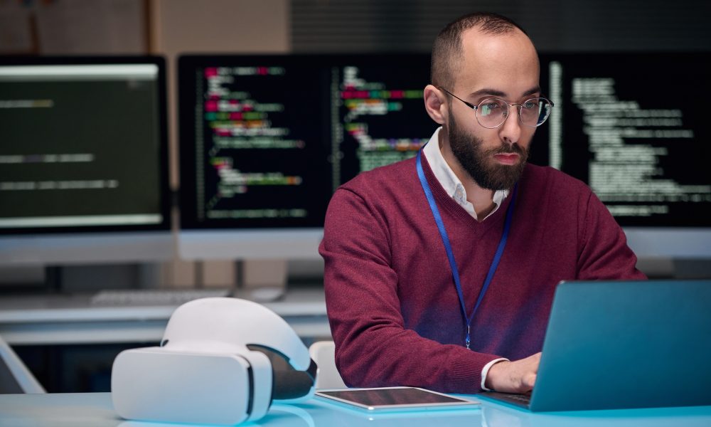 Computer Programmer Working